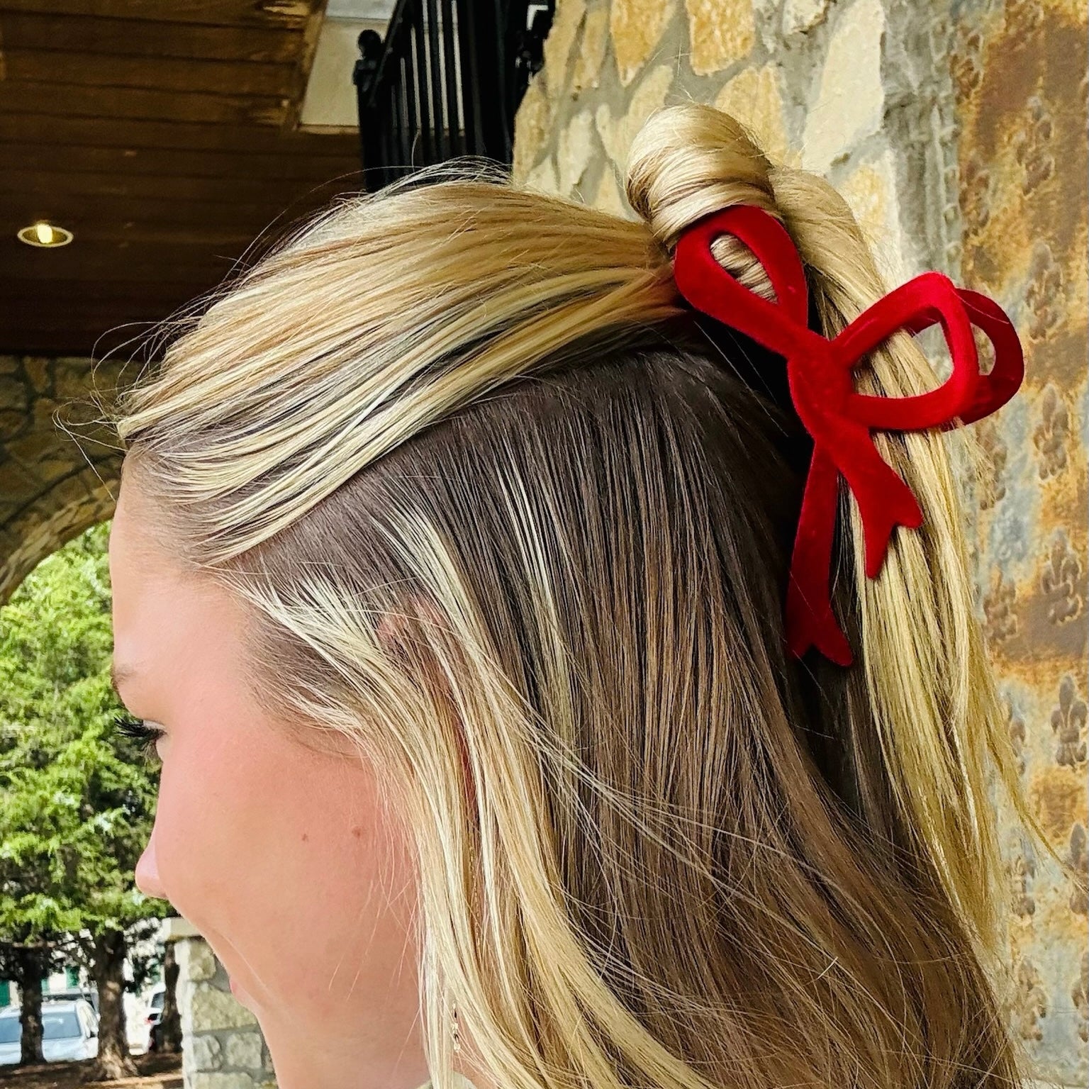 Sweet Darling Velvet Bow Hair Clip