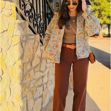 The Mahogany Kiss Patch Pocket Trouser Wide Jeans