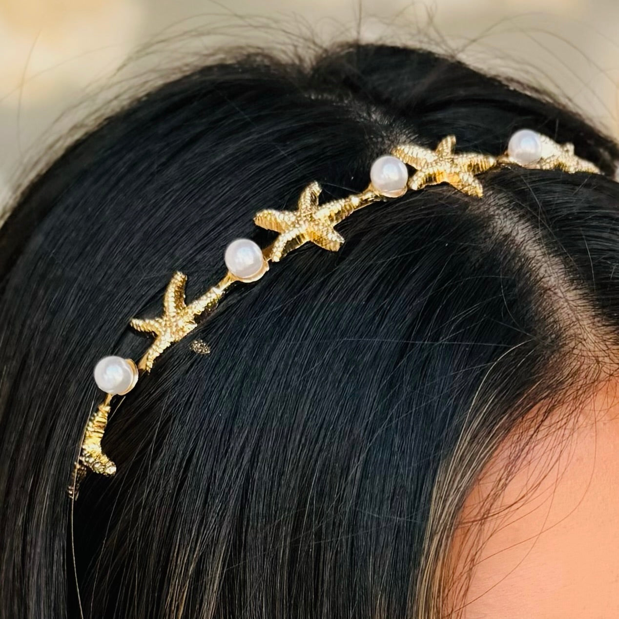 The Pearl Tide Headband