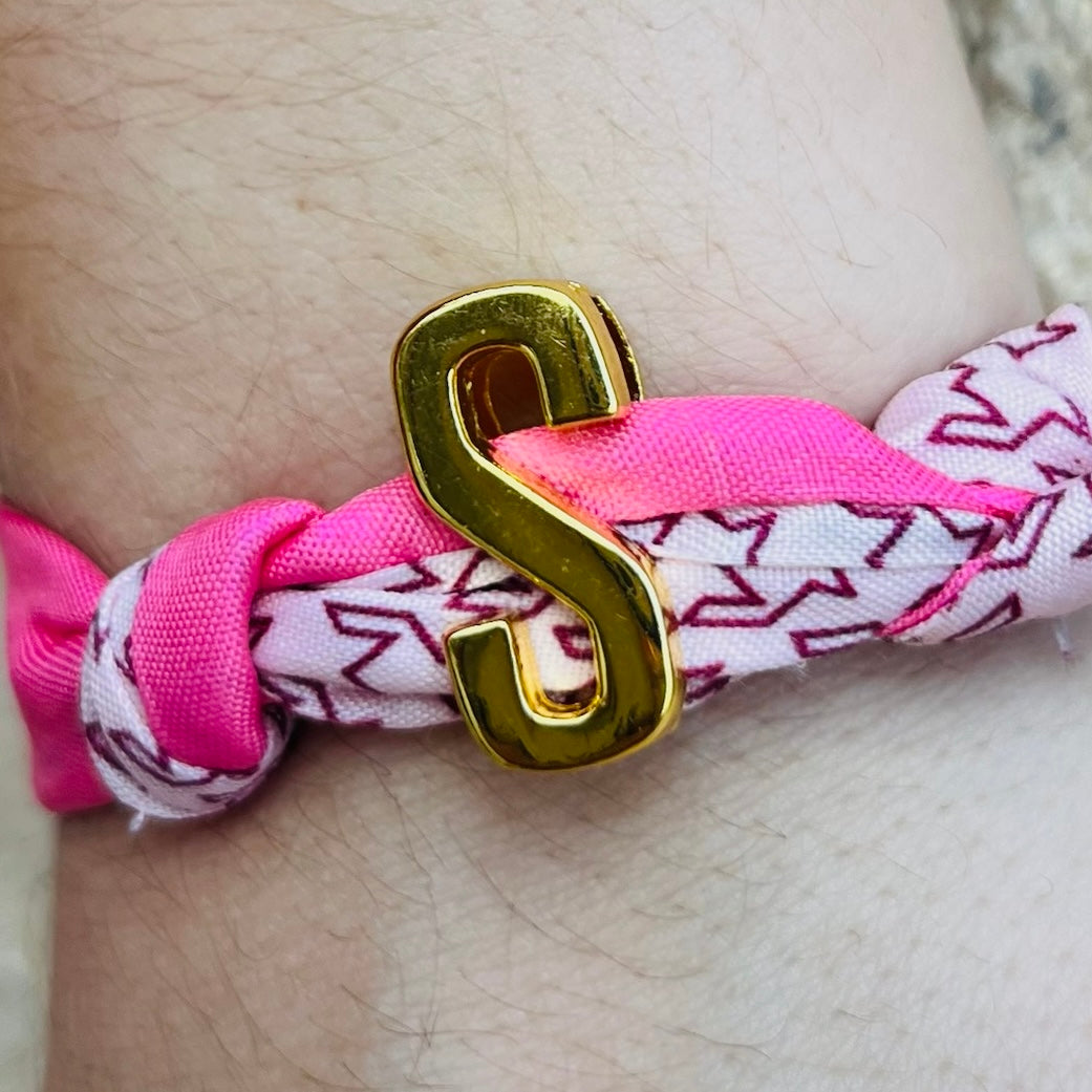 initial charms, slide on letter charms, gold alphabet charms, personalized jewelry, custom necklace charms, bracelet letter charms, scarf accessories, monogram jewelry, 18k gold plated charms, trendy personalized gifts, letter pendants A–Z, customizable charm jewelry, dainty gold charms, unique gift idea