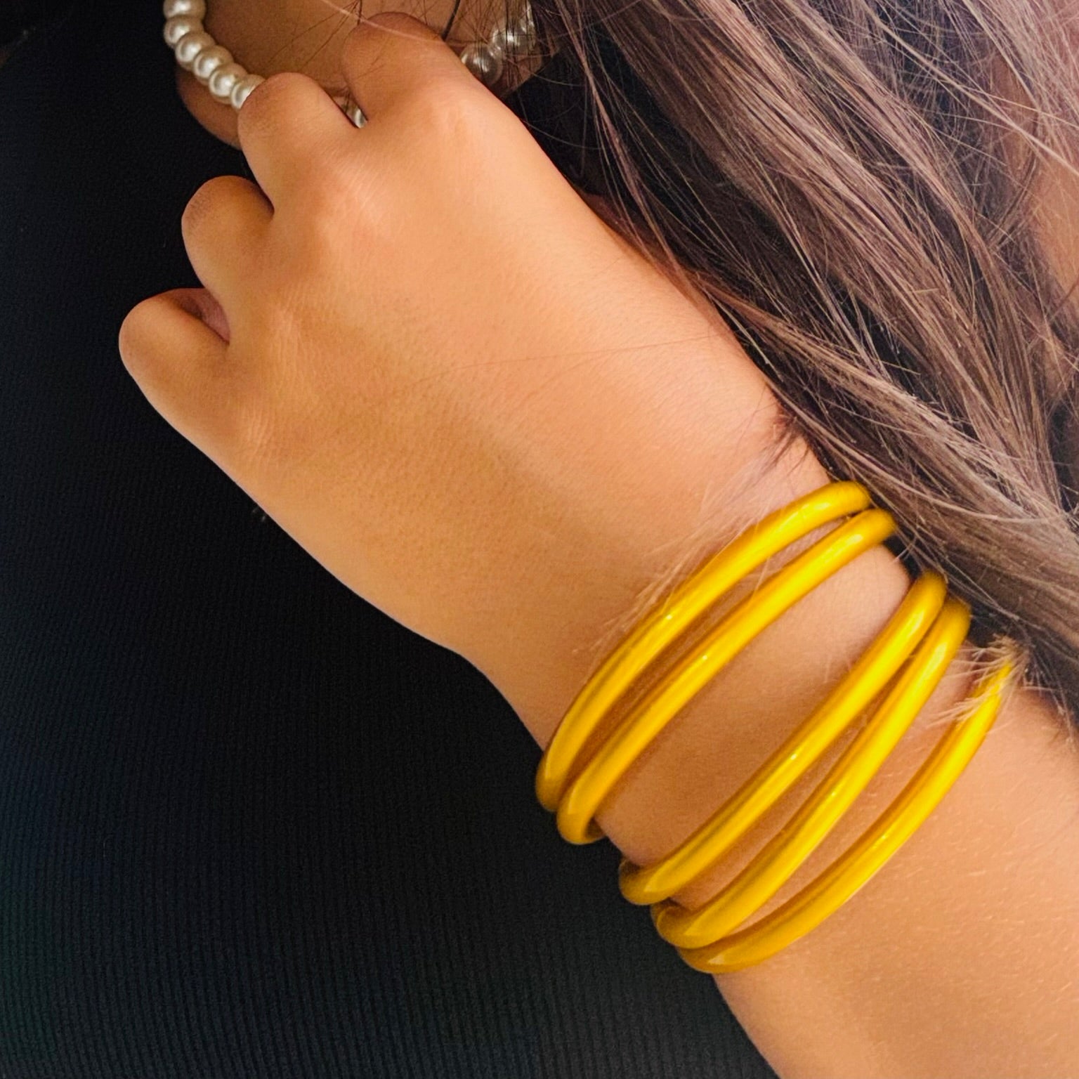 Cuffing Season Gold Bangles Set of 5