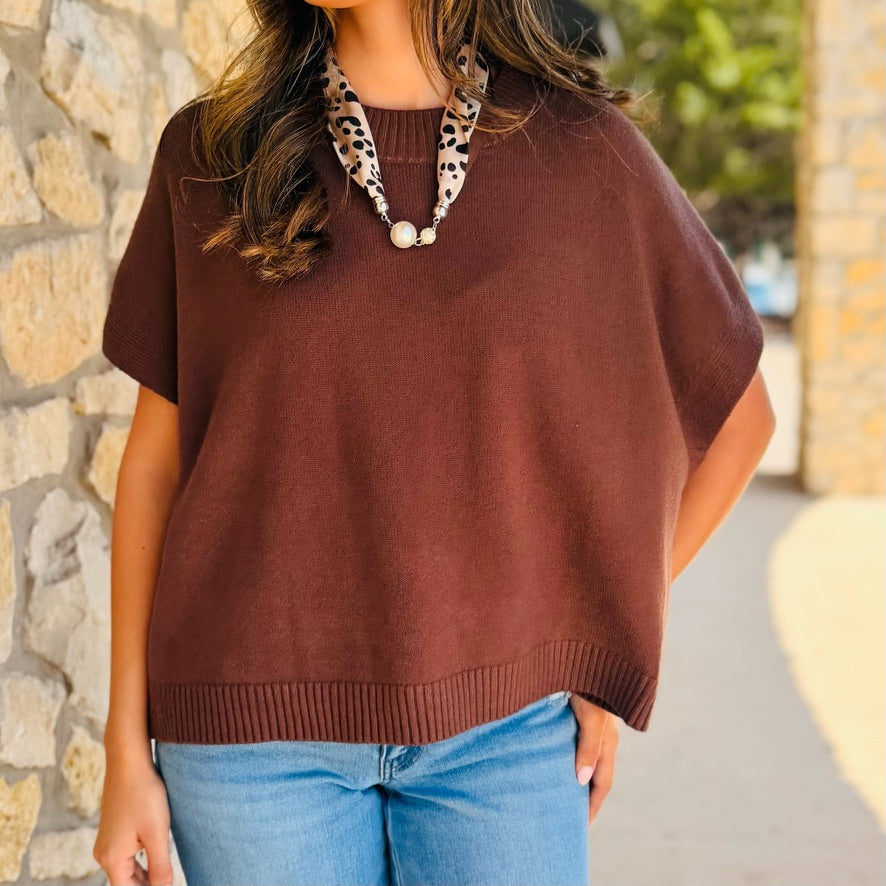 Florence Drop Shoulder Classic Sweater Top