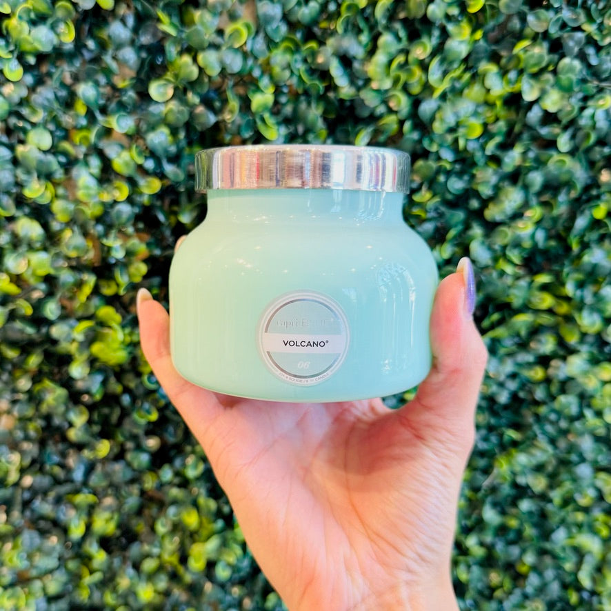 Volcano Signature Aqua 8oz Petite Candle - Karadise Boutique