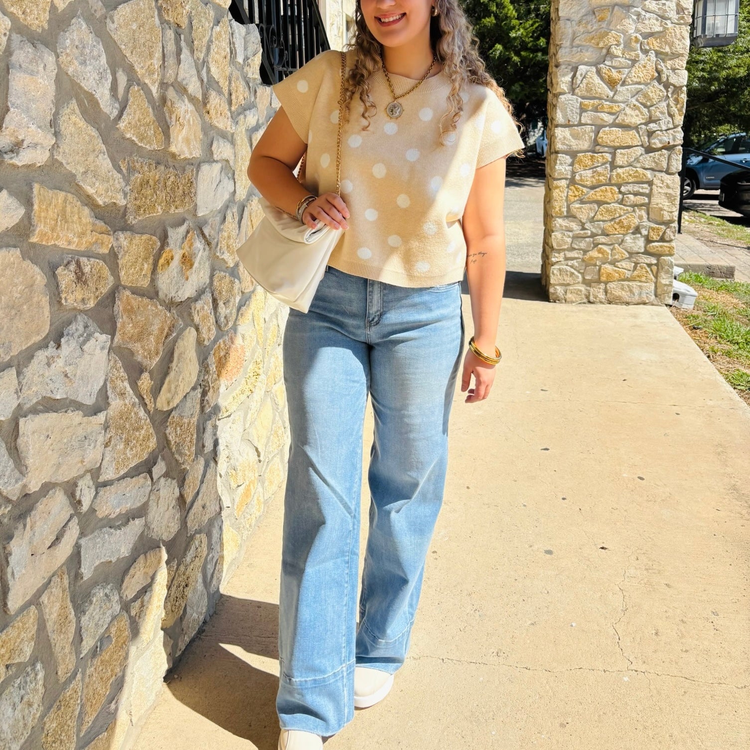 June High Rise Wide A Line Jeans
