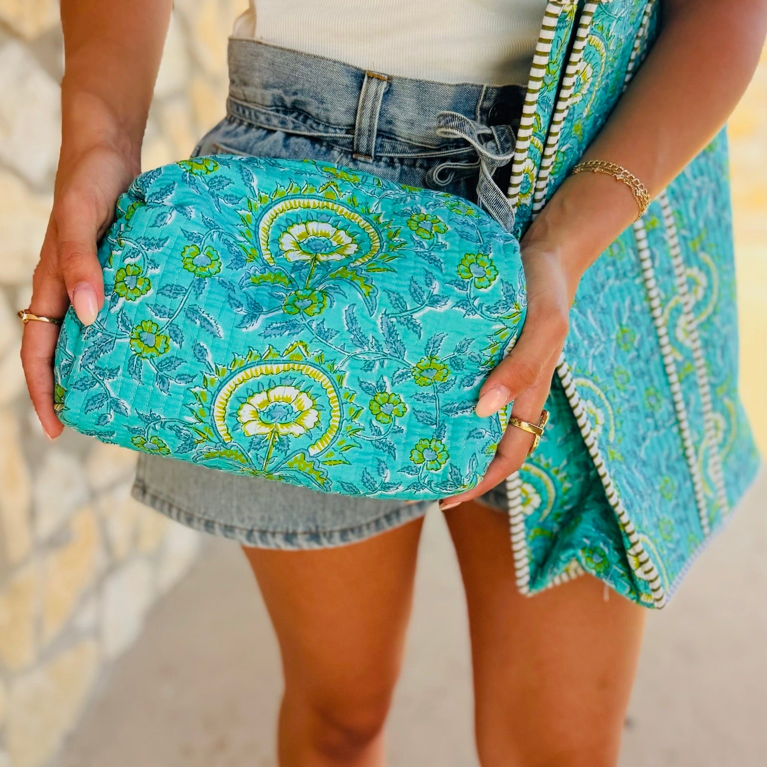 The Capri Cove Quilted Tote & Bag Collection