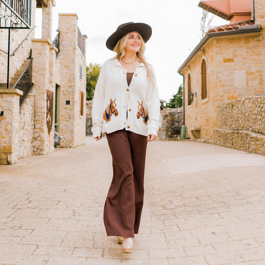 high waisted trousers, straight leg pants, tailored trousers for women, sleek work pants, professional trousers, full length dress pants, minimalist trousers, no pocket trousers, classic solid color pants, polished office wear, timeless tailored pants, women’s high rise trousers, boutique workwear, elegant career pants, Skies Are Blue trousers, flattering straight leg fit, chic business casual pants, versatile dress trousers, wardrobe essentials, elevated basics for women, modern office trousers