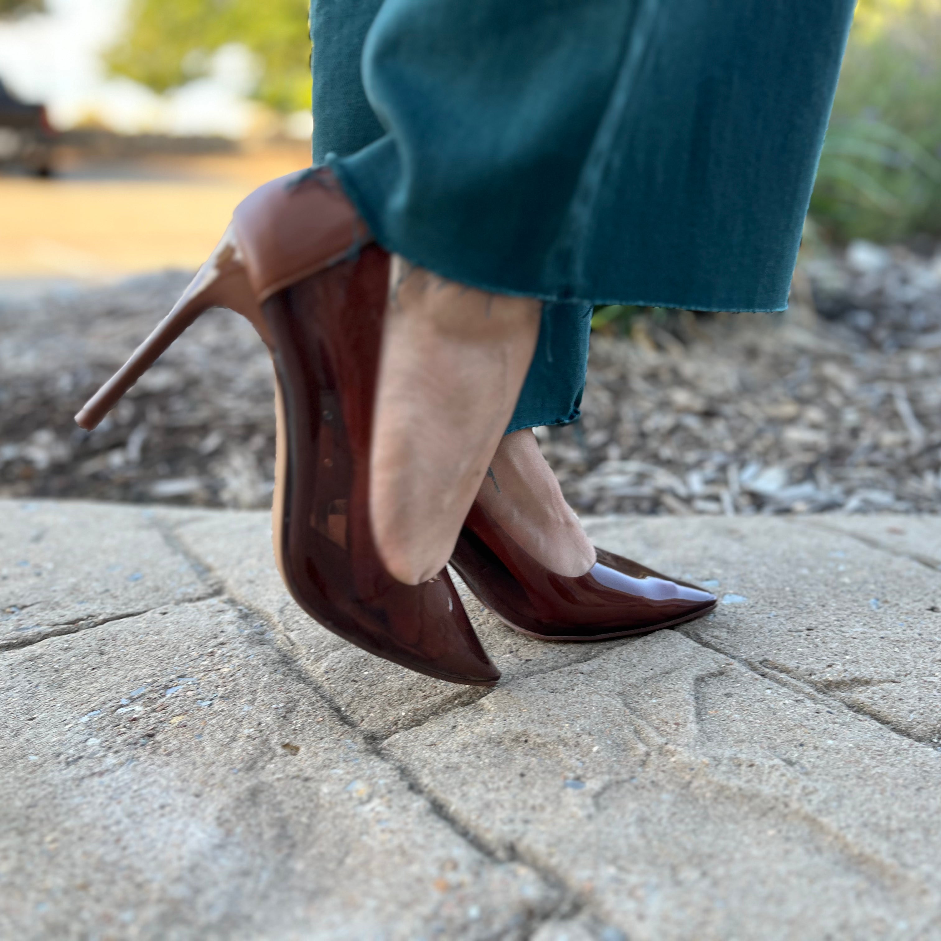 Clear Stiletto Heels, Tan Clear Stiletto Heels, Clear Stiletto Heels McKinney Texas, Clear Stiletto Heels Karadise Boutique, Clear Stiletto Heels Karadise, Formal Event Heels, Everyday Heels, Work Heels, Chic Heels