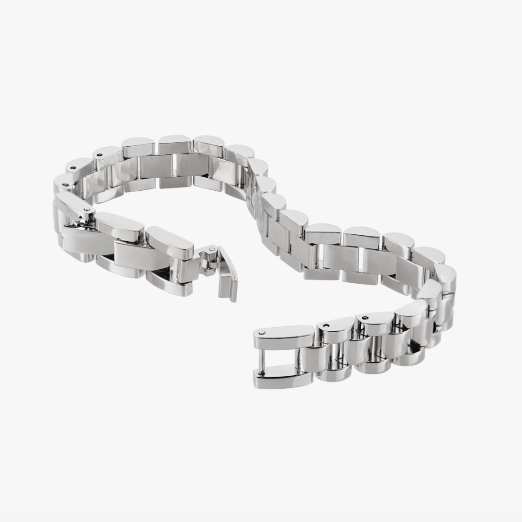 Montclair Silver Watch Band Brenda Grands Bracelet Montclair Silver Watch Band Brenda Grands Bracelet