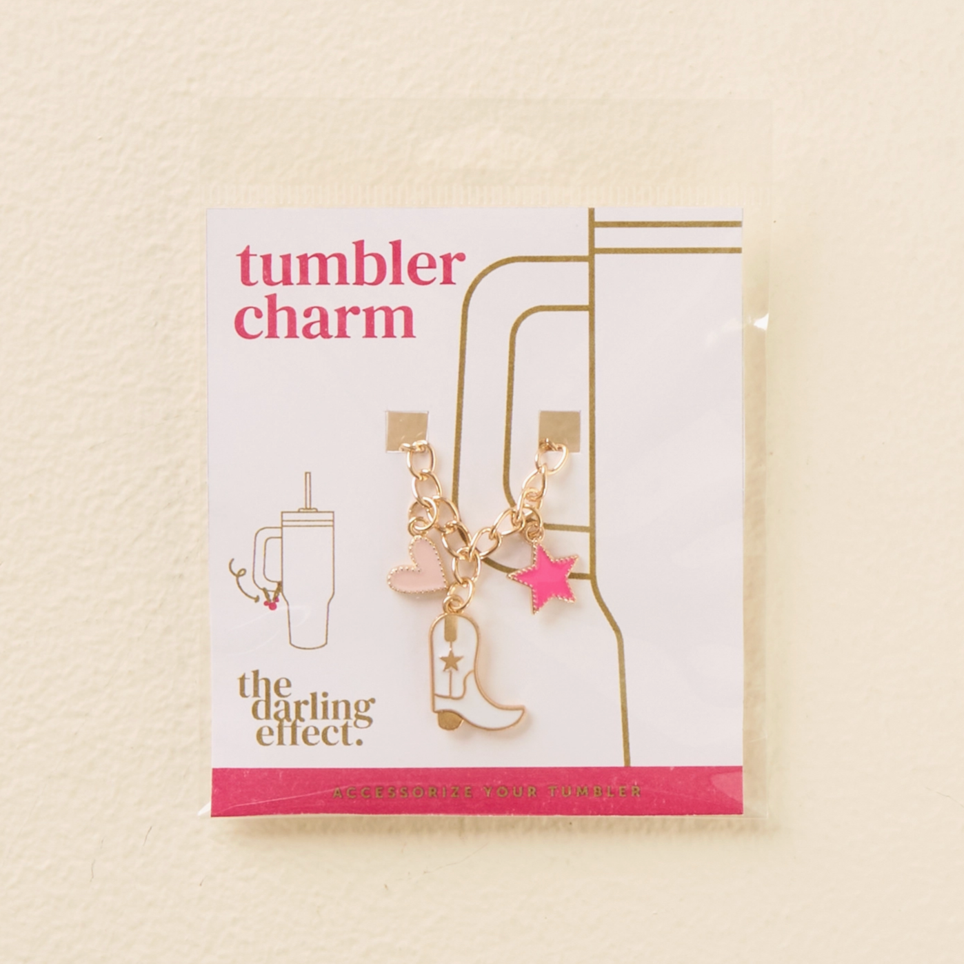 Western Tumbler Charm, Cowgirl Tumbler Charm, Cowboy Boot Tumbler Accessory, Pink Star Tumbler Charm, Heart Tumbler Charm, Cute Western Tumbler Accessories, Country Concert Tumbler Charm, Rodeo Tumbler Accessories, Karadise Boutique Tumbler Charms, Karadise Boutique Western Accessories, Mckinney Texas Boutique Tumbler Charms, Mckinney Texas Boutique Accessories, Gold Tumbler Charm, Western Style Tumbler Charm, Cute Country Tumbler Accessories