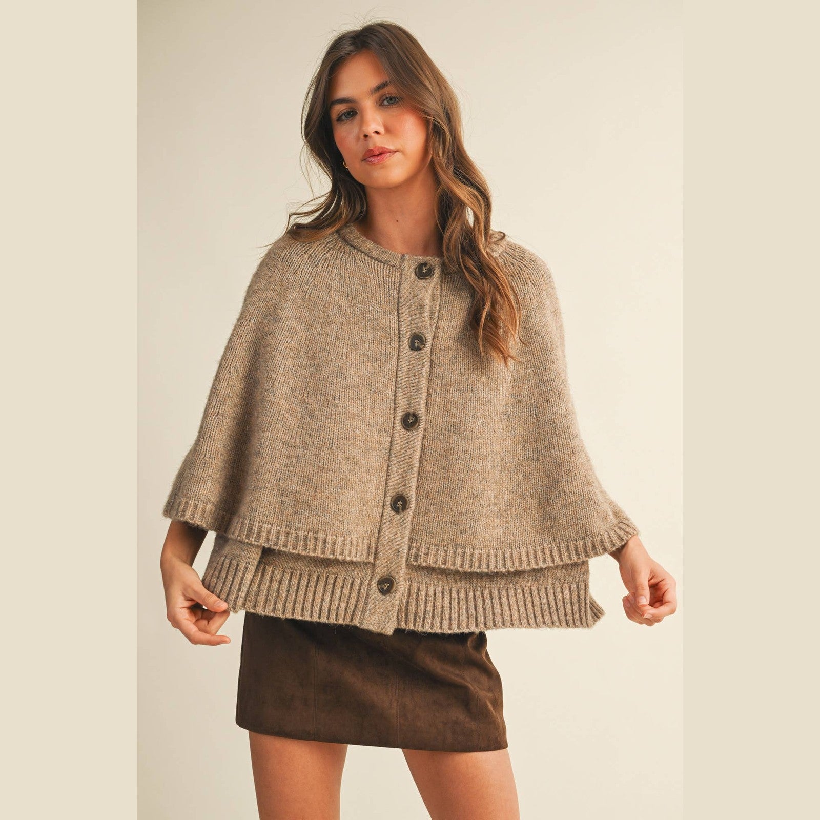 The Darcy Draped Knit Cardigan