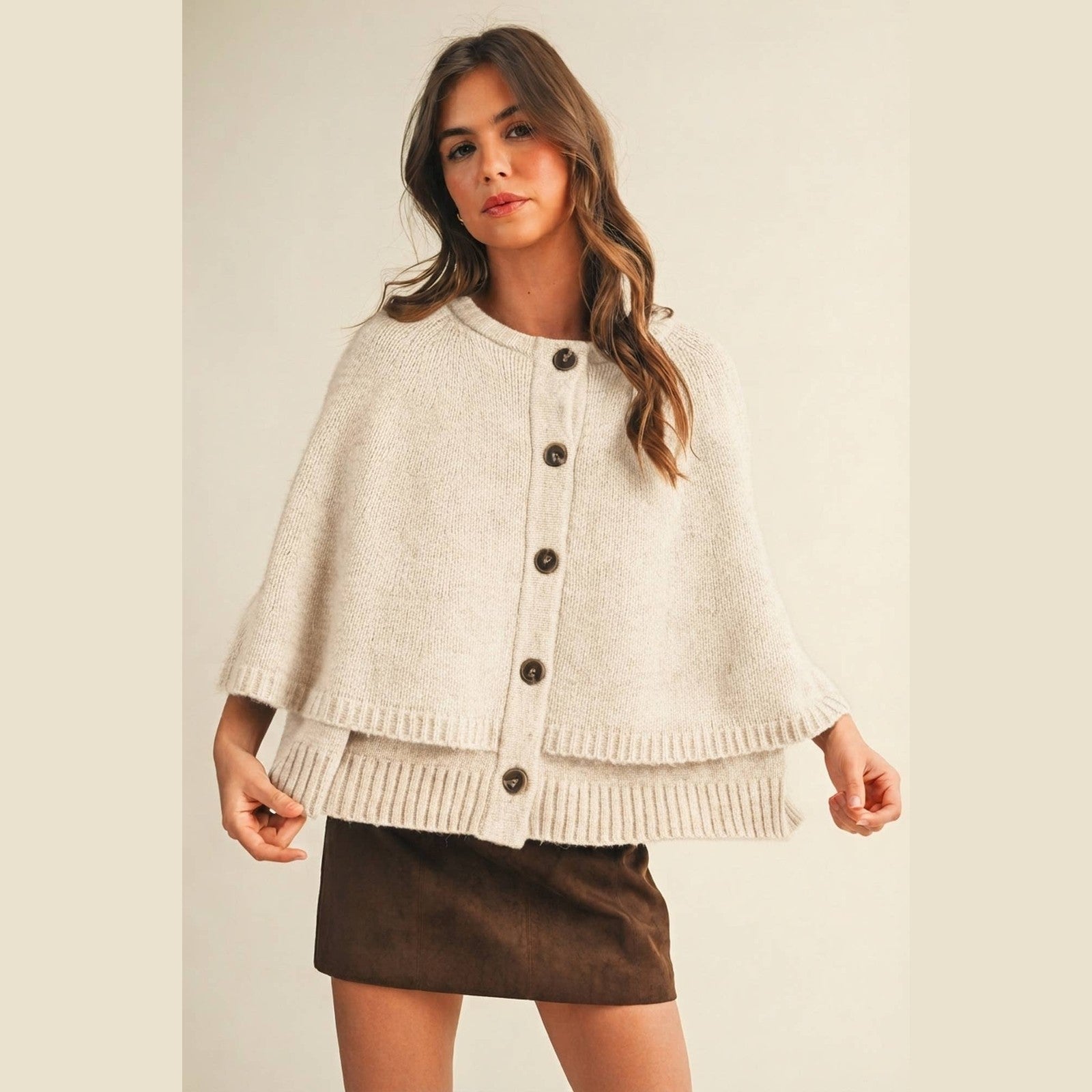 The Darcy Draped Knit Cardigan