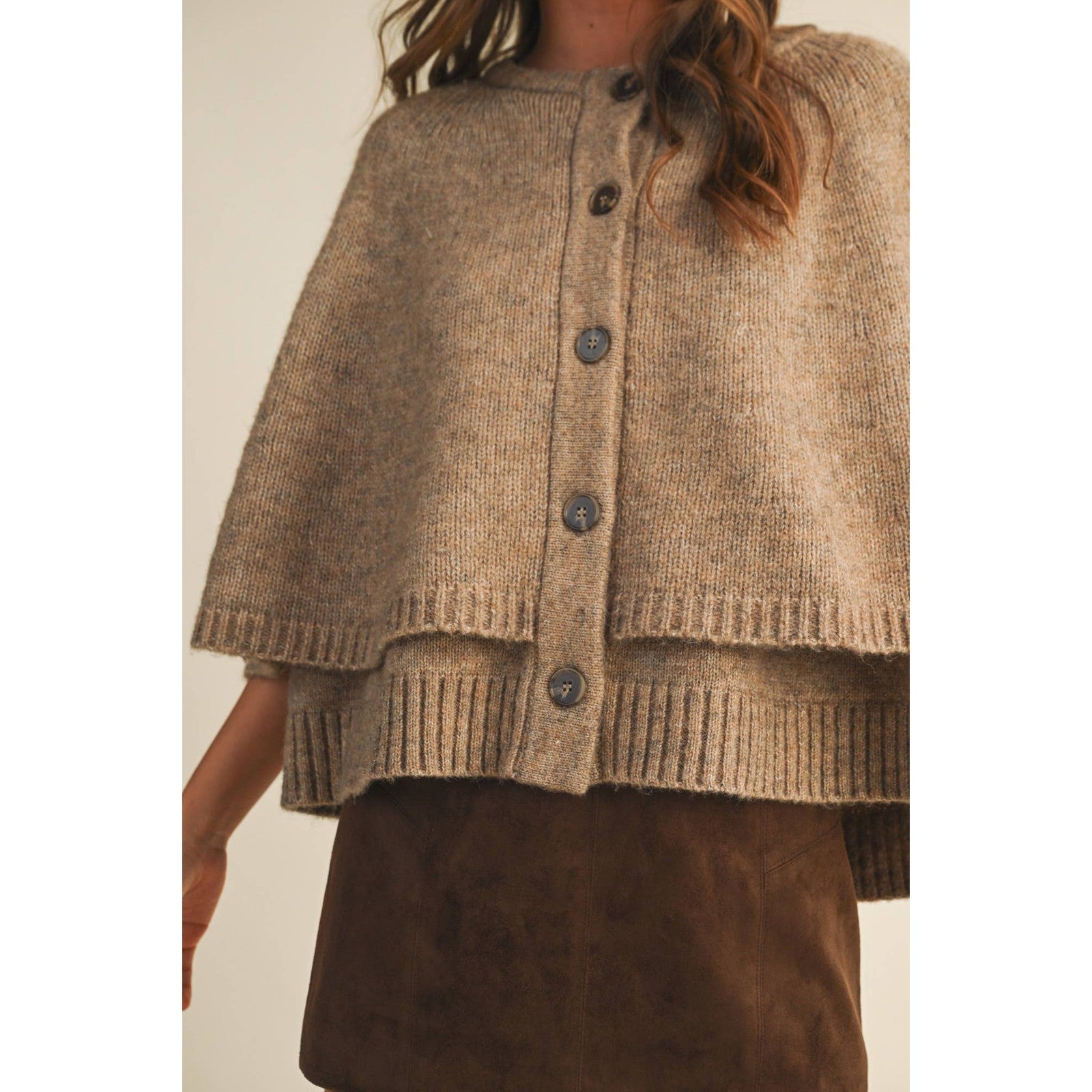 The Darcy Draped Knit Cardigan