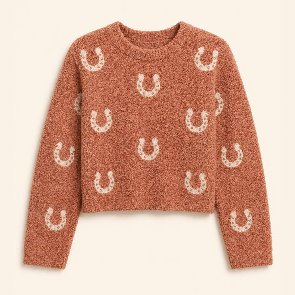 The Saddle & Stitch Horseshoe Teddy Knit Set