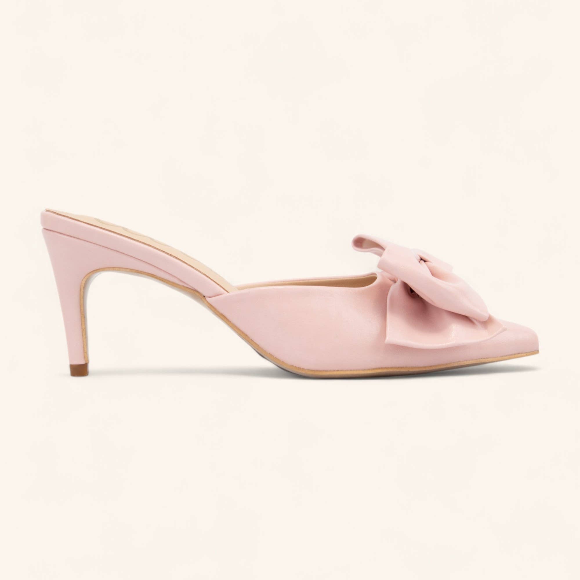 Pink Bow Detailed Heels, Pink Bow Detailed Heels McKinney Texas, Pink Bow Detailed Heels Karadise, Pink Bow Detailed Heels Karadise Boutique, Pink Bow Detailed Heels Formal Heels, Wedding Guest Heels.
