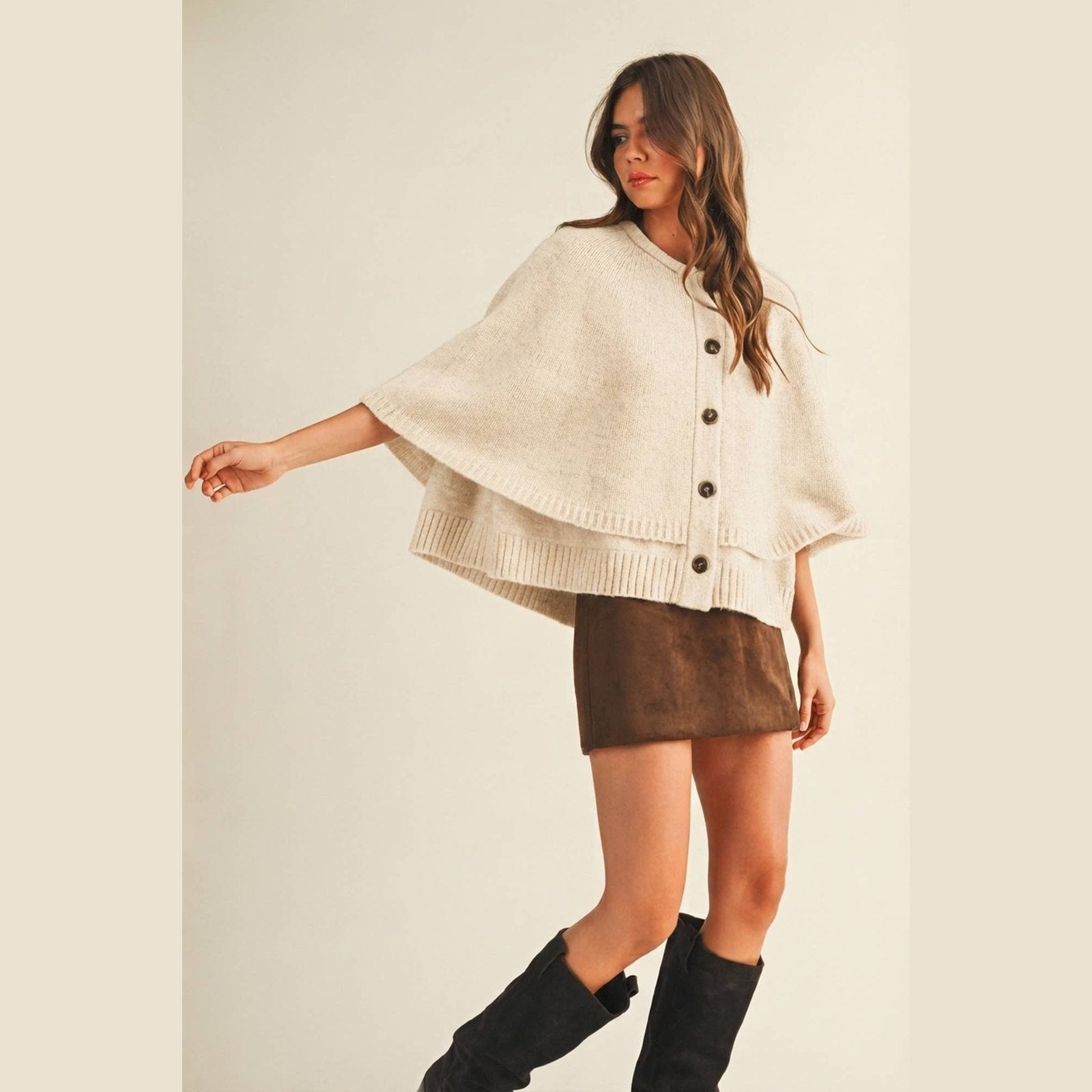 The Darcy Draped Knit Cardigan