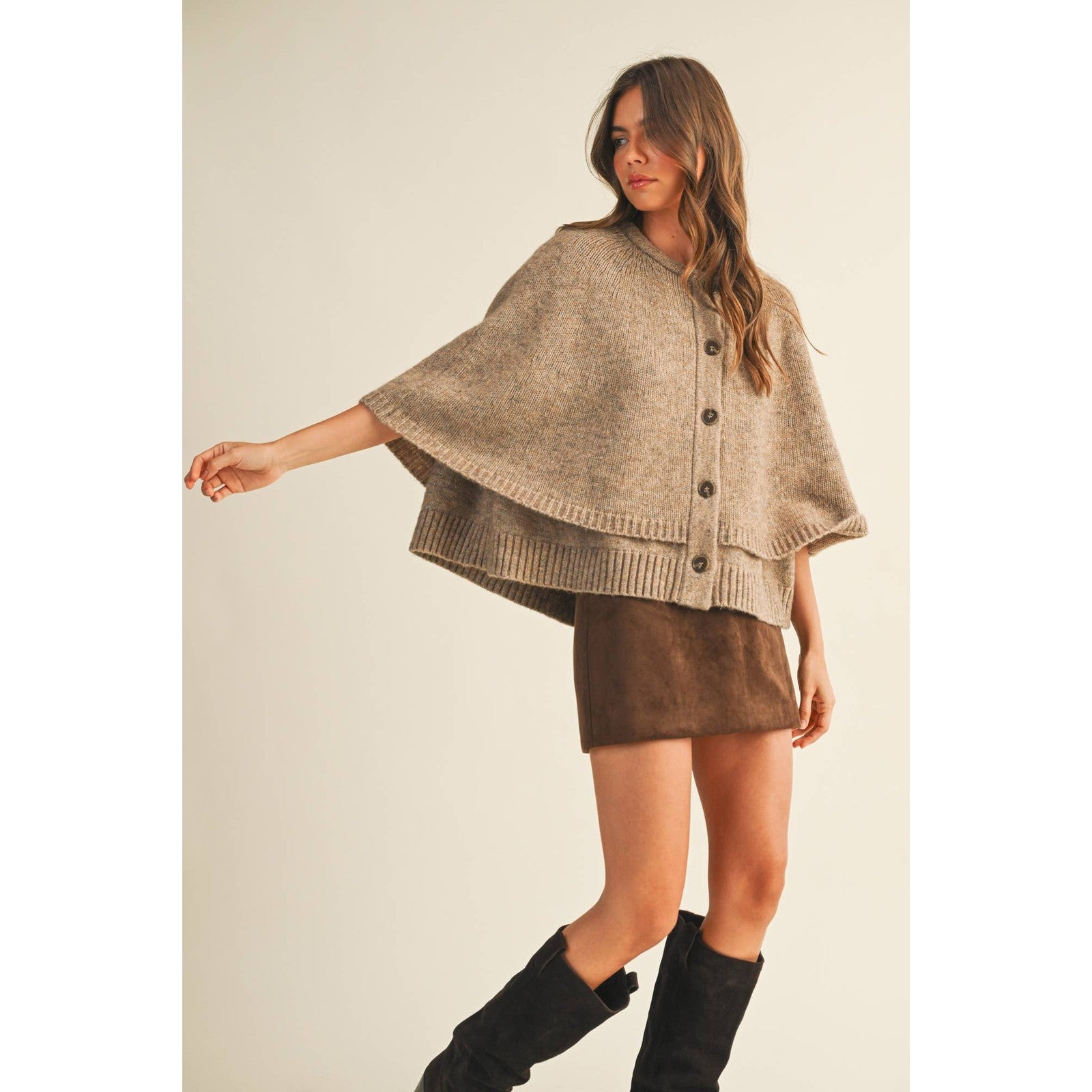 The Darcy Draped Knit Cardigan
