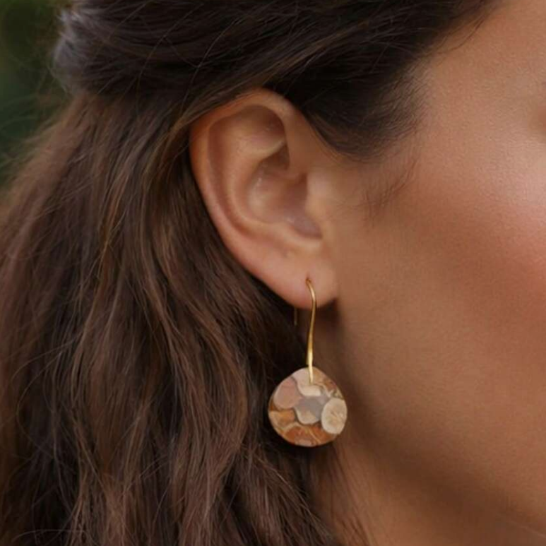 The Canyon Stone Teardrop Earrings
