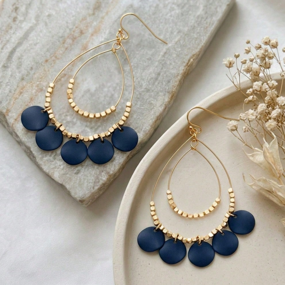 The Midnight Harbor Earrings