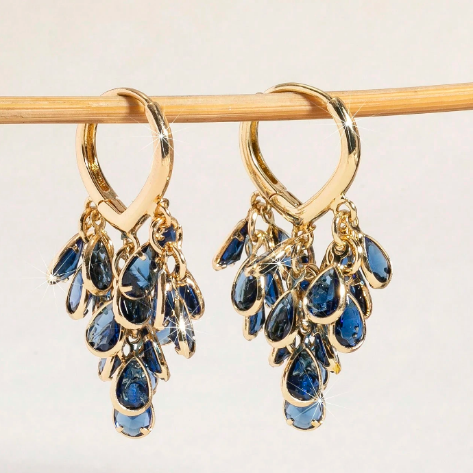 The Bella Bloom Huggie Earrings