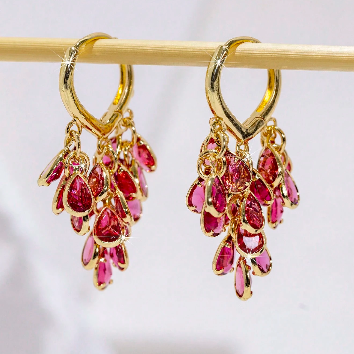 The Bella Bloom Huggie Earrings