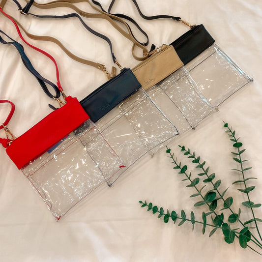 Clear As Day Vegan Leather Crossbody - Karadise Boutique