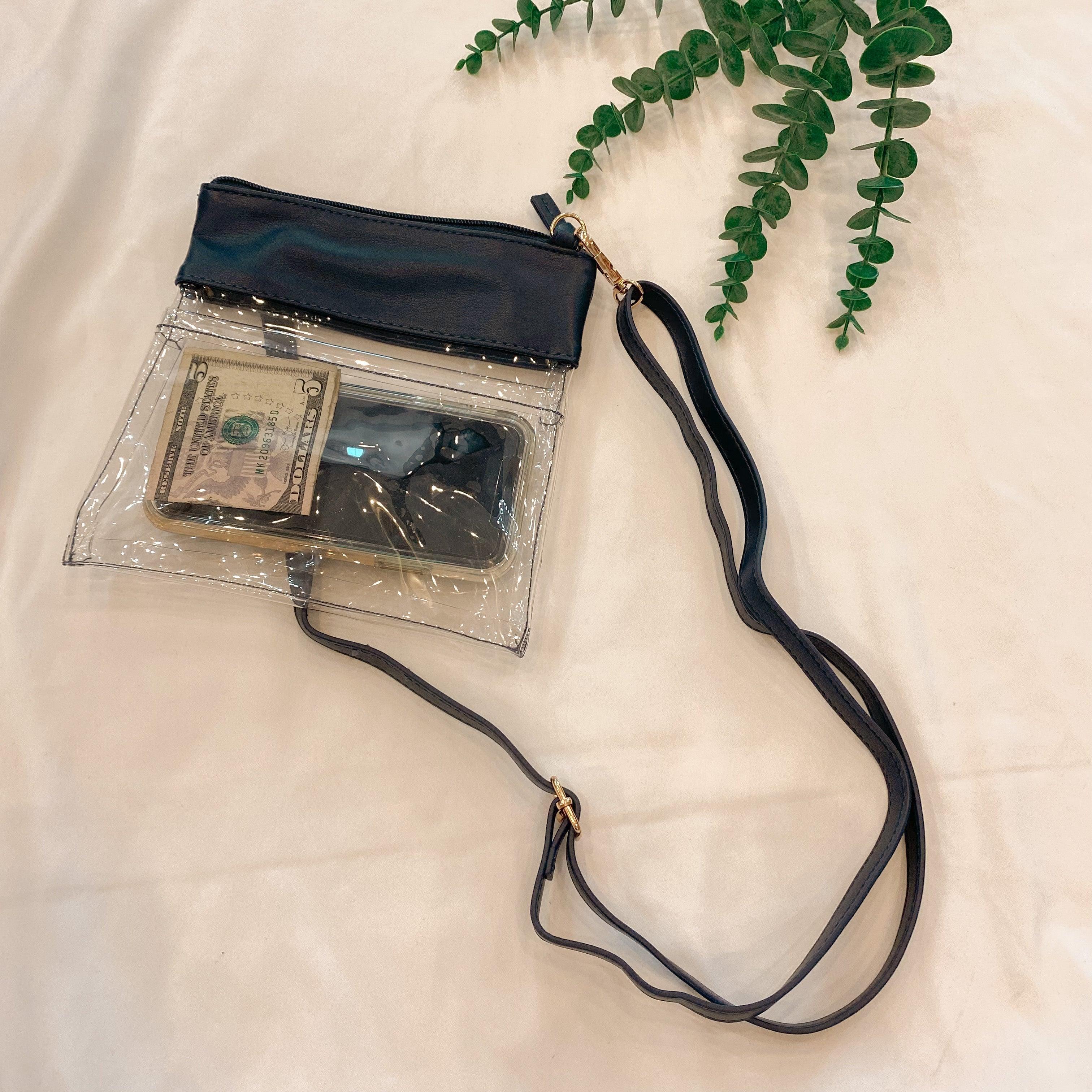 Clear As Day Vegan Leather Crossbody - Karadise Boutique