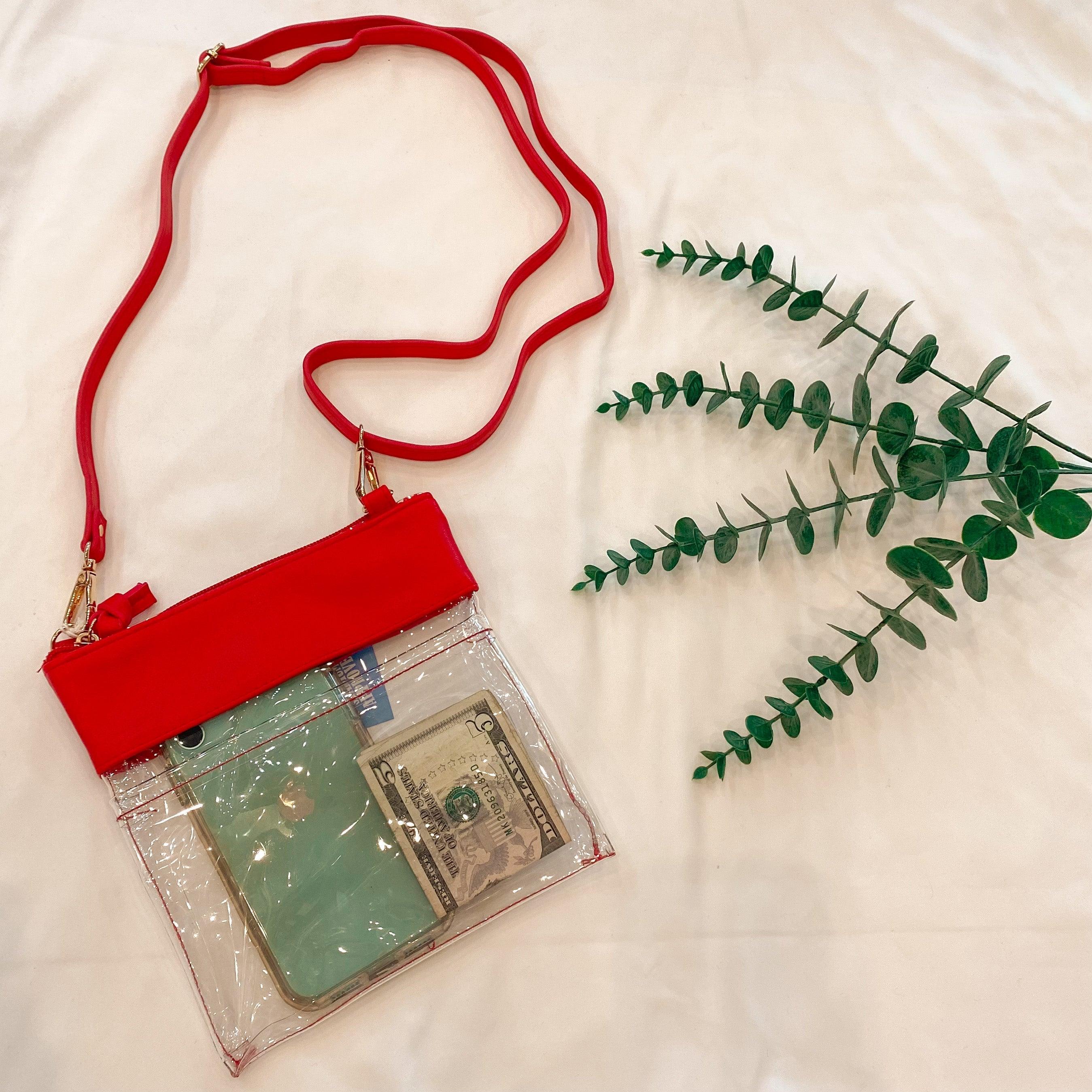 Clear As Day Vegan Leather Crossbody - Karadise Boutique