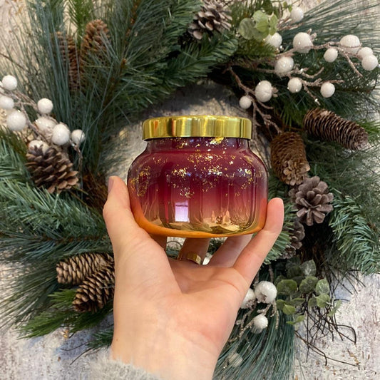 Glimmer Petite Tinsel & Spice Candle - Karadise Boutique