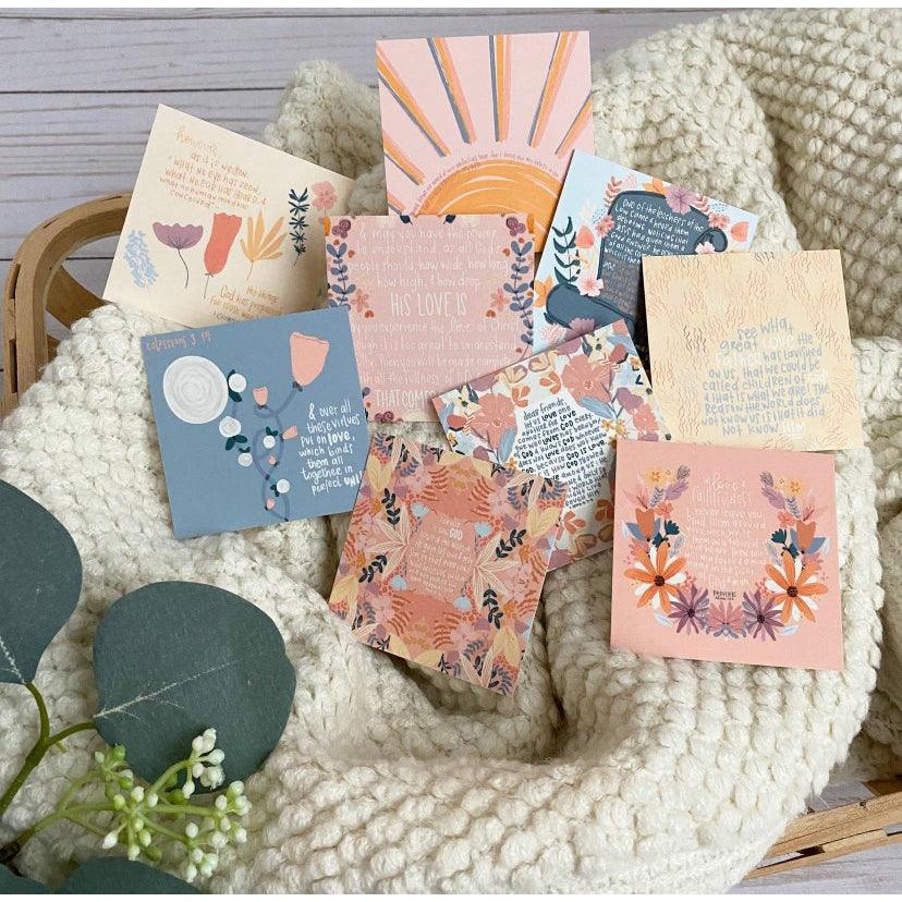 God's Love Bible Prayer Cards - Karadise Boutique