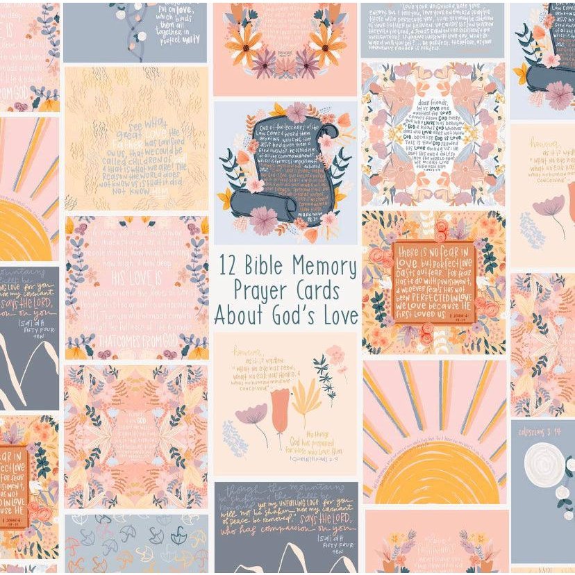 God's Love Bible Prayer Cards - Karadise Boutique