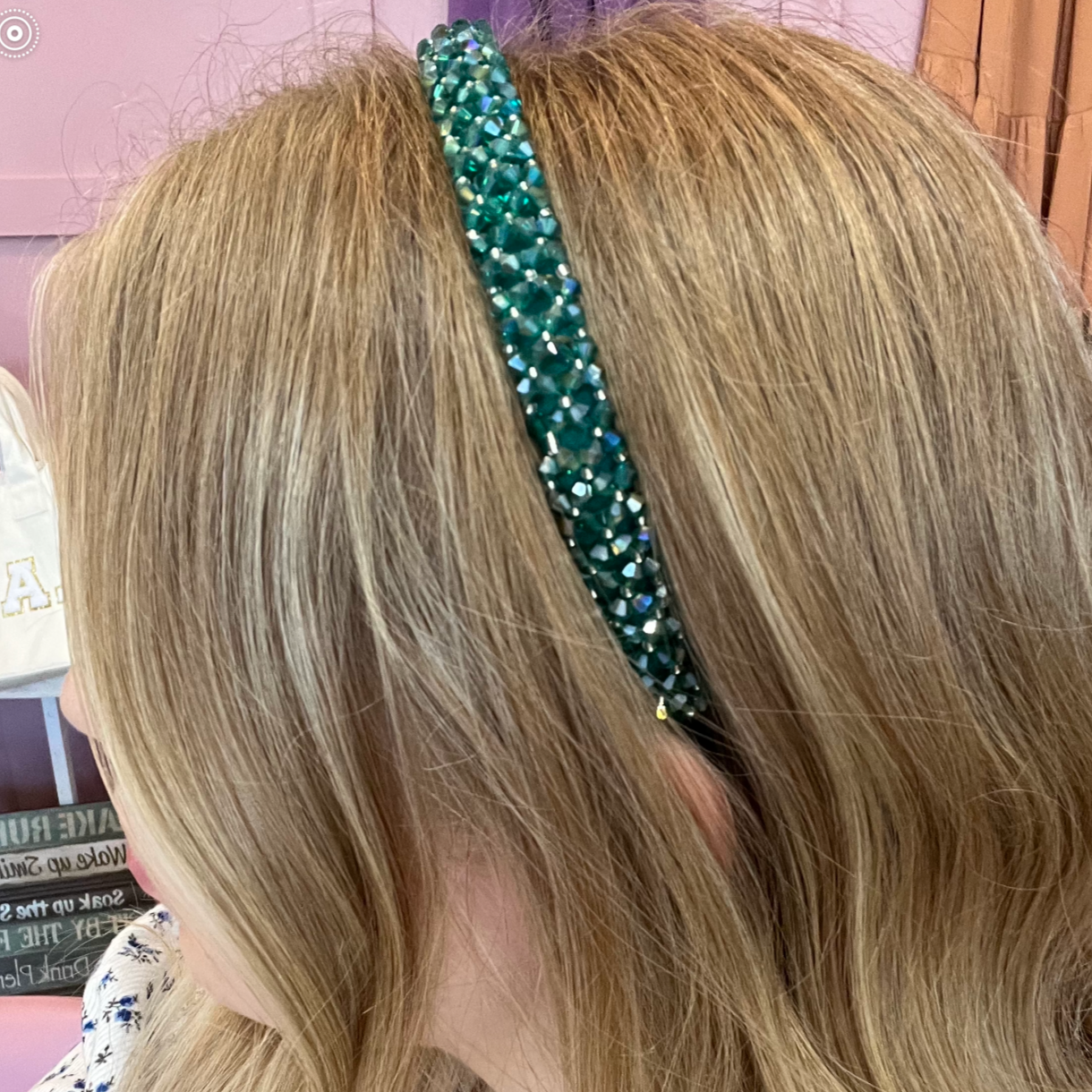rhinestone headband, rhinestone head bands, rhinestone accessories, game day headbands, teacher headbands, fun headbands, navy headband, red headband, green headband, orange headband, pink headband, kids headband, girls headband, girls rhinestone headband