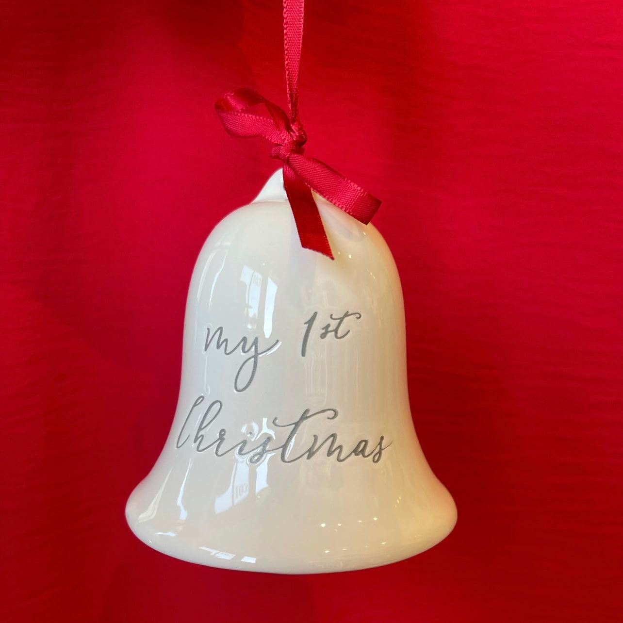 "My First Christmas" Bell Ornament - Karadise Boutique