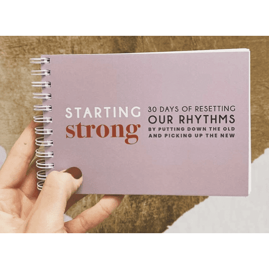 Starting Strong 30 Day Reset Mini Journal - Karadise Boutique