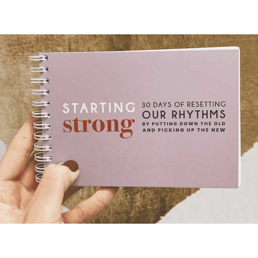 Starting Strong 30 Day Reset Mini Journal - Karadise Boutique